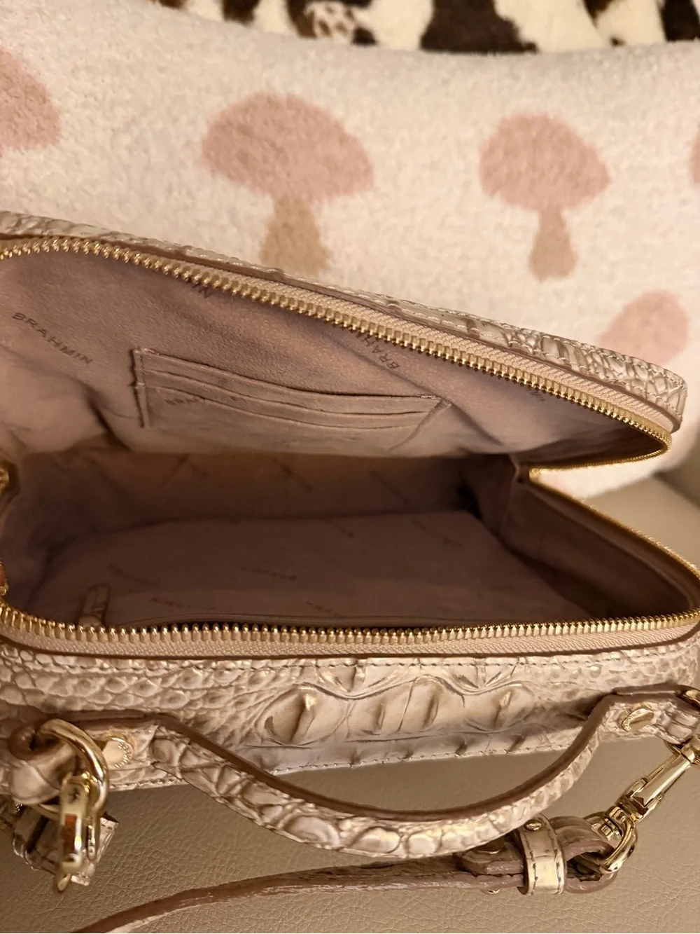 Brahmin Evie Sugar Cane (Gold) Top Handle Melbourne